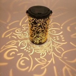 Solar Power LED Hanging Lantern Lights Metal Garden Yard Decor Lamp Rechargeable IP55 Waterproof Solar Power LED Hanging Lantern Lights Metal Garden Yard Decor Lamp Rechargeable IP55 Waterproof