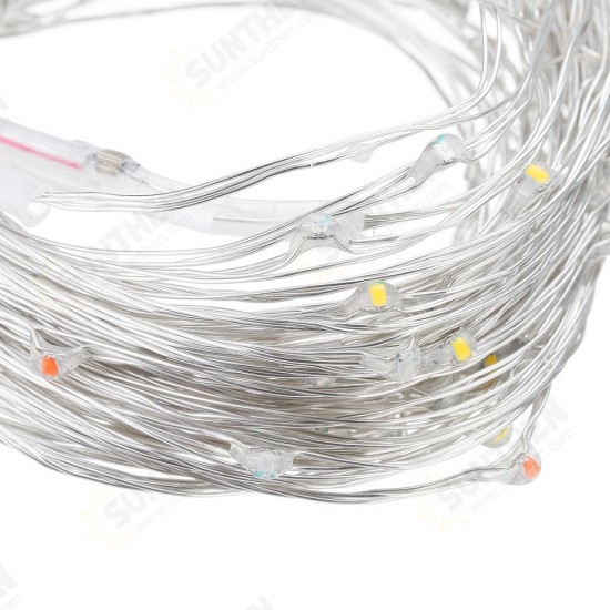 Waterproof 10M 100LED Colorful Warm White Pure White Fairy String Light for Outdoor Christmas DC3.3V