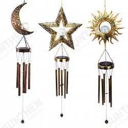 Wind Bell LED Solar Powered Lamp Home Outdoor Indoor Decor Gift Moon Sun Star Wind Bell LED Solar Powered Lamp Home Outdoor Indoor Decor Gift Moon Sun Star