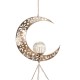 Wind Bell LED Solar Powered Lamp Home Outdoor Indoor Decor Gift Moon Sun Star