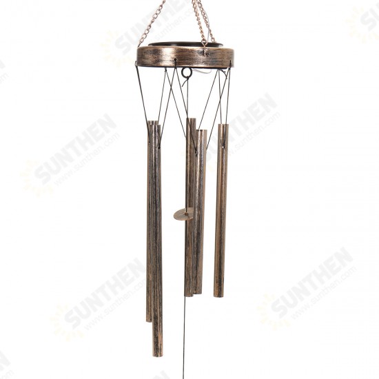 Wind Bell LED Solar Powered Lamp Home Outdoor Indoor Decor Gift Moon Sun Star