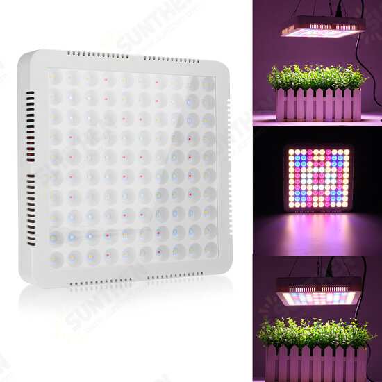 100 LED Grow Light Full Spectrum Panel For Indoor Hydro Veg Flower Plant Lamp