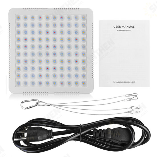 100 LED Grow Light Full Spectrum Panel For Indoor Hydro Veg Flower Plant Lamp