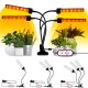 1/2/3/4 Heads USB Plant Grow Light Strip Hydroponic with Securing Clip