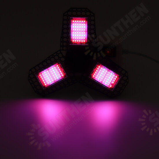 144 LED Grow Lights Panel Full Spectrum E27 LED Plant Growth Greenhouse Lamp