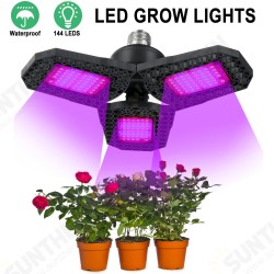 144 LED Grow Lights Panel Full Spectrum E27 LED Plant Growth Greenhouse Lamp 144 LED Grow Lights Panel Full Spectrum E27 LED Plant Growth Greenhouse Lamp