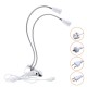 20CM Tube Dual Head Clip Lamp Holder Bulb Adapter with Switch for E27 LED Grow Light