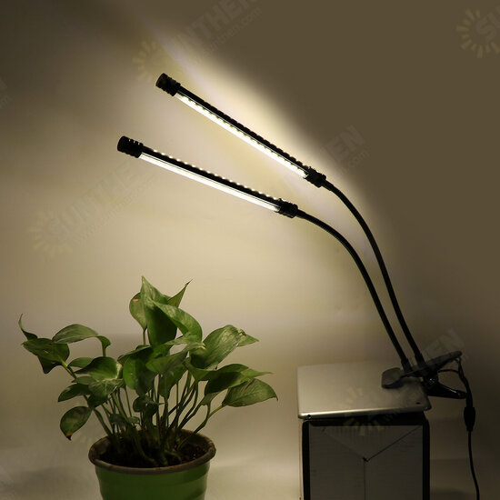 2/3/4 Heads 5730 USB LED Plant Grow Light Dimmable Timer 360° Flexible Clip Hydroponic Garden Desk Tube Lamp