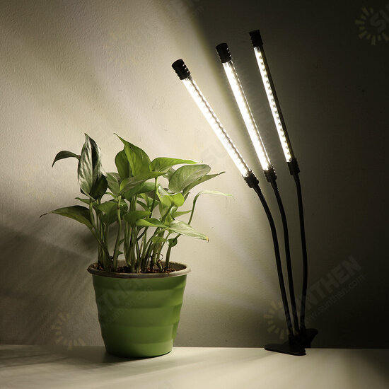 2/3/4 Heads 5730 USB LED Plant Grow Light Dimmable Timer 360° Flexible Clip Hydroponic Garden Desk Tube Lamp