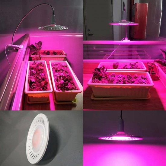 2PCS 40W E27 LED Grow Light Bulb Full Spectrum Plant Vegetable Flower Seeding Lamp AC220V