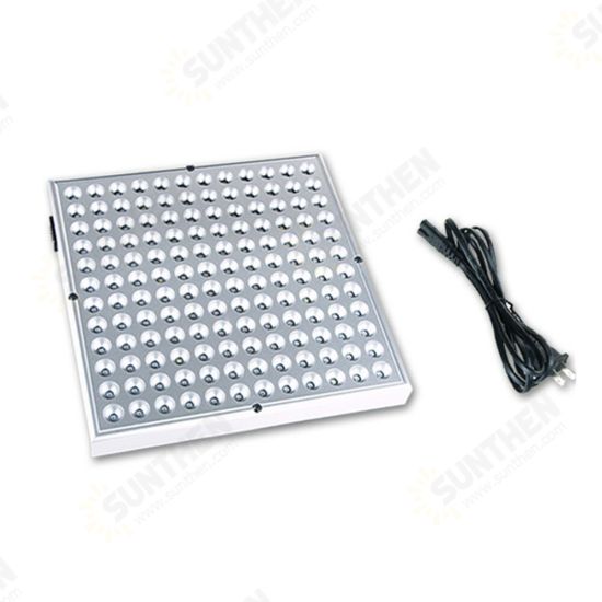 32W 144LEDs Square Panel Indoor Grow Lamp R+B+UV+IR+W Full Spectrum LED Growing Light AC85-265V