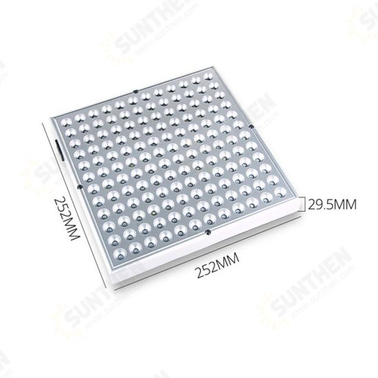 32W 144LEDs Square Panel Indoor Grow Lamp R+B+UV+IR+W Full Spectrum LED Growing Light AC85-265V