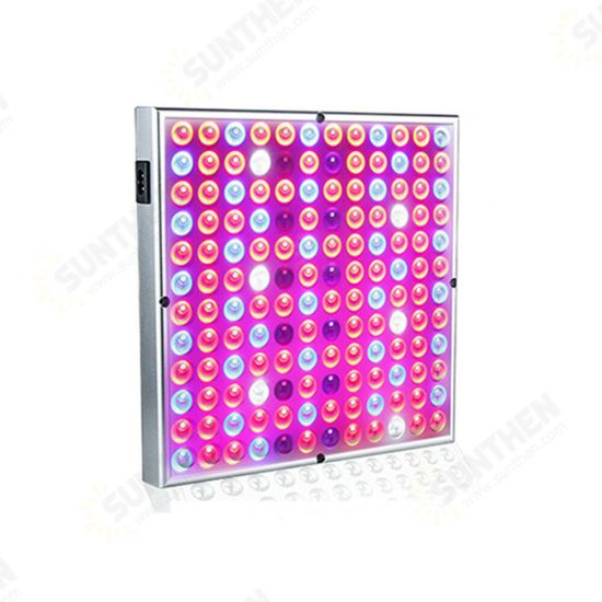 32W 144LEDs Square Panel Indoor Grow Lamp R+B+UV+IR+W Full Spectrum LED Growing Light AC85-265V