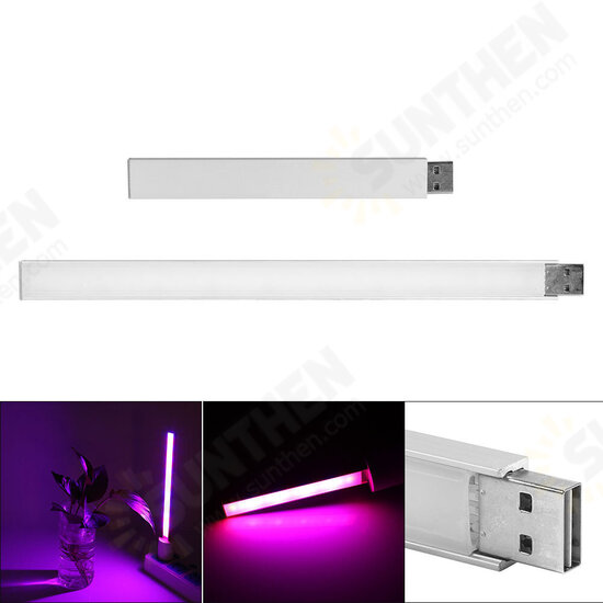 5V LED Grow Light USB Red & Blue Hydroponic Plant Growing Light Bar for Desktop Plant Flower Growing