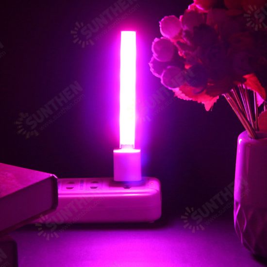 5V LED Grow Light USB Red & Blue Hydroponic Plant Growing Light Bar for Desktop Plant Flower Growing