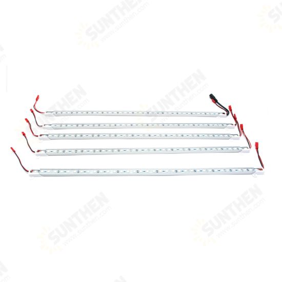 DC12V 5PCS 50CM Waterproof SMD5050 Red:Blue 5:1 36LED Strip Plant Garden Grow Light+5A Power Adapter