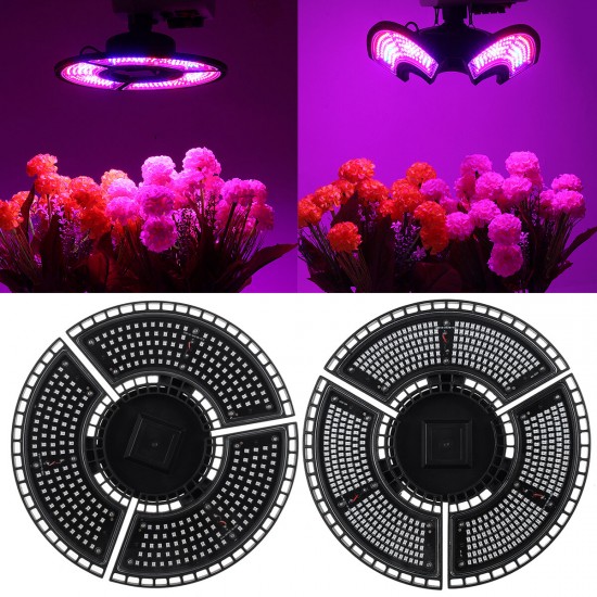 E27 LED Deformation Plant Light Waterproof Red and Blue Spectrum Plant Growth Light Greenhouse Seedling Planting Supplement Light