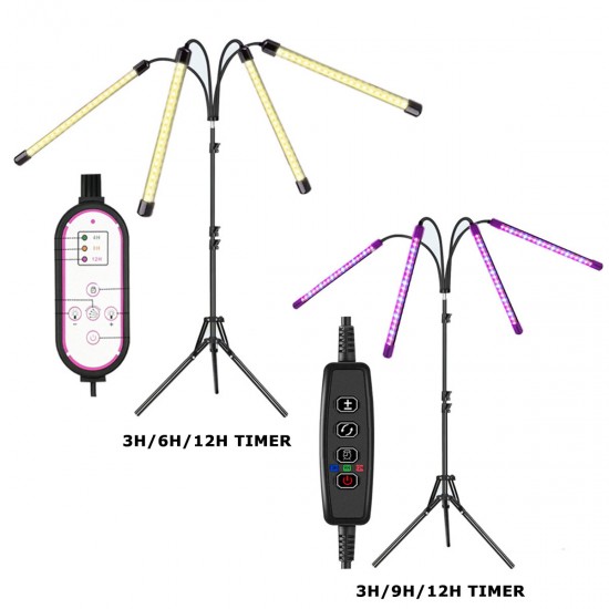 LED Grow Light Tripod Plant Growing Lamp Lights With Tripod For Indoor Plants