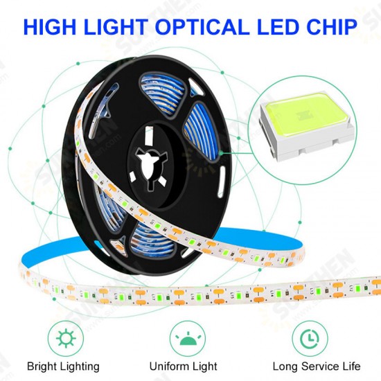 0.5/2/3M IP65 Waterproof LED Grow Light Strip Plant Growing Lamp Touch Control Ice Blue Light