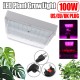 100W LED Greenhouse Garden Hydroponic Plant Grow Light Full Spectrum Growing Plant Grow Light Panel