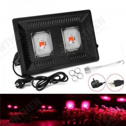 100W Waterproof Full Spectrum LED Grow Light Double Head Hangable COB Plant Lamp 110/220V 100W Waterproof Full Spectrum LED Grow Light Double Head Hangable COB Plant Lamp 110/220V