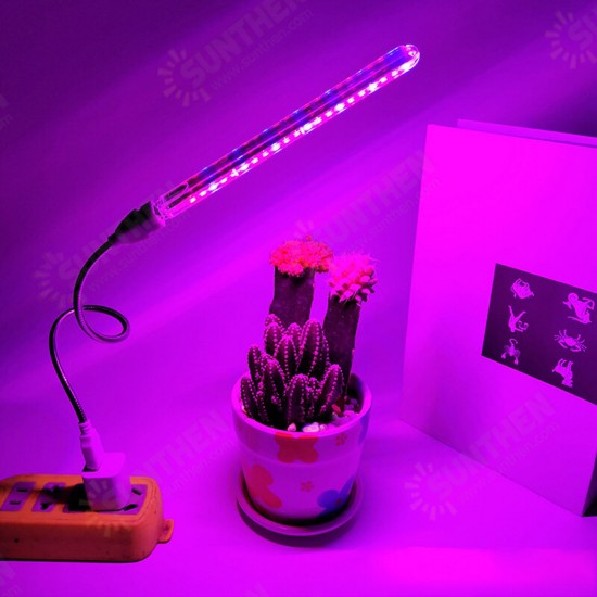 10W 21 LED Grow Light Indoor USB Plant Growing Lamp Full Spectrum For Hydroponic