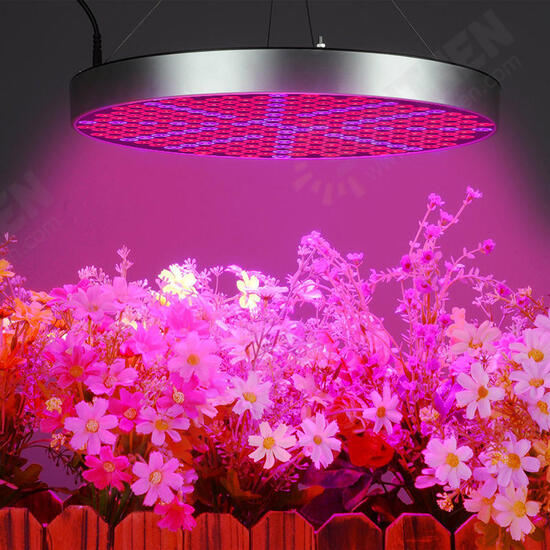 1200W 250LED Round Plant Growing Lamp Indoor Greenhouse Plant Grow Light EU Plug