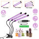 1/2/3/4 Head LED Grow Light Plant Growing Lamp Lights with Clip for Indoor Plants