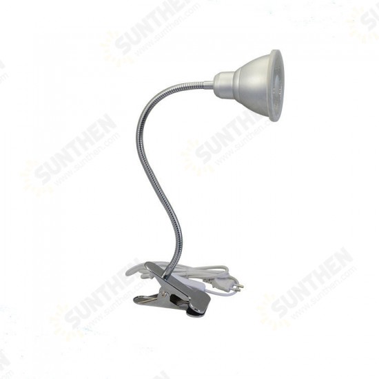 12W Garden Greenhouse Full Spectrum LED Grow Light Single-head Clamp Plants Growth Lamp Flexible Gooseneck Desk Light