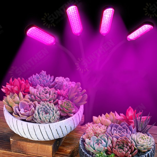 1/3/4 head LED Grow Light Full Spectrum Phyto Lamp USB Clip-on Grow Lamp for Plants Indoor Seedlings Flower Grow Tent Box Fitolamp