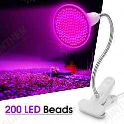 20W 200LED Plant Grow Light Flexible Flower Lamp Clip Holder with Switch for Greenhouse Indoor AC100-240V 20W 200LED Plant Grow Light Flexible Flower Lamp Clip Holder with Switch for Greenhouse Indoor AC100-240V
