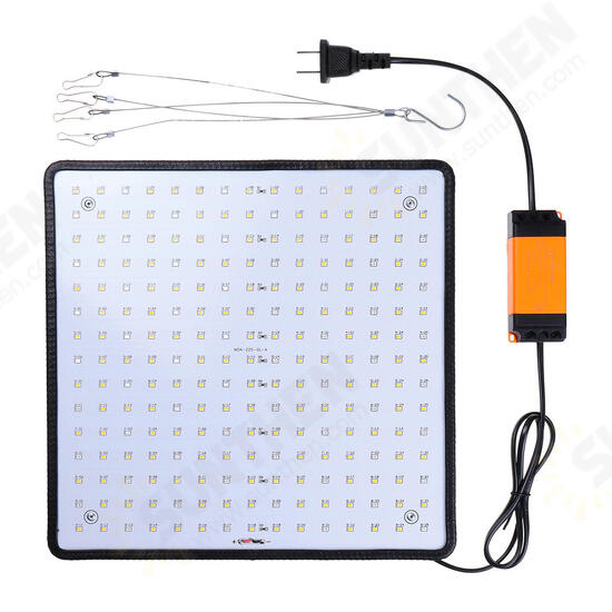 225LED Grow Light Warm White & Red Lamp Ultrathin Panel Hydroponics Indoor Plant Veg Flower AC85-265V