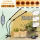 2/3/4 Heads 5730 USB LED Plant Grow Light Dimmable Timer 360° Flexible Clip Hydroponic Garden Desk Tube Lamp