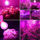 2W E27 B22 A60 LED Plant Grow Light Bulb for Hydroponics Greenhouse Non-Dimmable AC85-265V