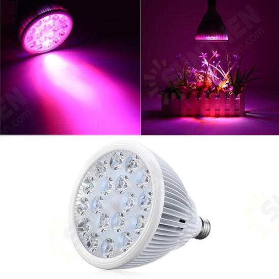 36W E27 LED Full Spectrum Grow Light Lamp Blub for Indoor Hydroponic Plant Flower