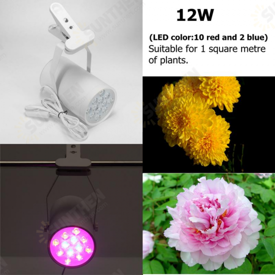 3W 7W 12W LED Plant Lights Grow Lamp Flood Supplementary Light