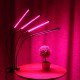 4-Head 144 LED 72W Plant Flower Grow Light Lamp Hydroponics Full Spectrum USB