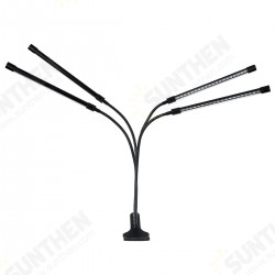 4 Head 40W Full Spectrum LED Grow Light Flexible Pot Plant Flower Vegetable Growing Lamp with Timer Function 4 Head 40W Full Spectrum LED Grow Light Flexible Pot Plant Flower Vegetable Growing Lamp with Timer Function