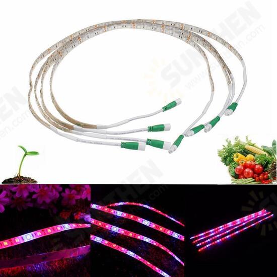 4 Pcs 20W 36 LED Grow Light Strip Red:Blue 4:1 Waterproof LED Plant Light EU/US Plug AC100-240V