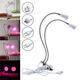 40CM E27 Flexible Dual Head Clip Lampholder Bulb Adapter with On/off Switch for LED Grow Light