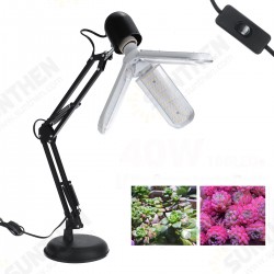 40W 3 Bulbs 180 LED Folding Lamp Plant Grow Full Spectrum Hydroponics Light for Greenhouse Growing 40W 3 Bulbs 180 LED Folding Lamp Plant Grow Full Spectrum Hydroponics Light for Greenhouse Growing