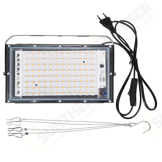 50/100W 50/96LED 220V Full Spectrum Grow Light Plant Growing Lamp Lights With Clip For Indoor Plants