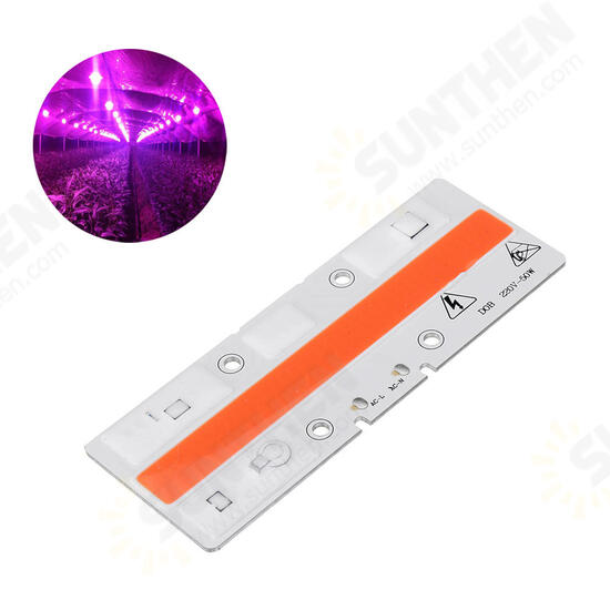 50W Full Spectrum LED COB Chip Grow Light 380-840nm for Indoor Plant Seedling Flower AC220V