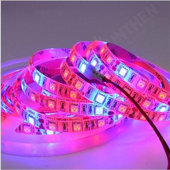 5M 3:1/4:1/5:1 Red:Blue 5050SMD 300LED Non-waterproof Hydroponic Plant Grow Strip Light DC12V