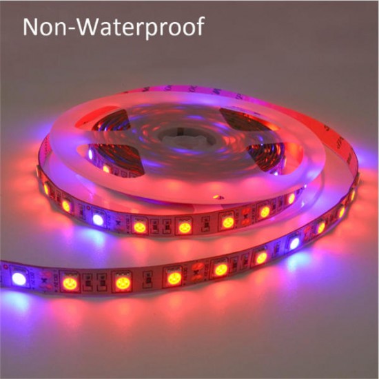 5M 3:1/4:1/5:1 Red:Blue 5050SMD 300LED Non-waterproof Hydroponic Plant Grow Strip Light DC12V
