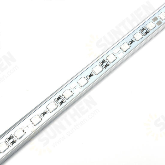 5PCS 50CM SMD5050 Non-waterproof 5:1 LED Strip Light + 5A Power Adapter for Grow Plant Garden DC12V