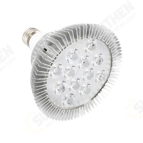 9W 12 LED E27 Red Blue Grow Lamp for Hydroponics Flowers Plants Vegetables