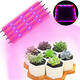 AC100-240V 24W Red:Blue 4:1 LED Grow Rigid Strip Light IP65 Plant Garden Greenhouse Flower Lamp