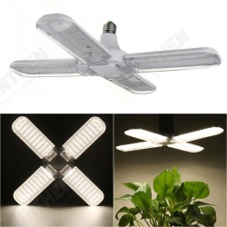 AC110-265V 50W 2835 Four-Leaf Foldable E27 240 LED Grow Light Bulb With Lamp Holder Clip for Vegetables Growth AC110-265V 50W 2835 Four-Leaf Foldable E27 240 LED Grow Light Bulb With Lamp Holder Clip for Vegetables Growth