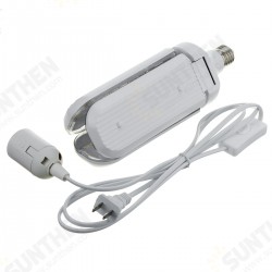 AC110-265V E27 40W 2835 Three-Leaf LED Grow Light Full Spectrum Hydroponic Lamp with Hanging Holder for Plant AC110-265V E27 40W 2835 Three-Leaf LED Grow Light Full Spectrum Hydroponic Lamp with Hanging Holder for Plant